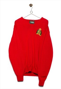 Lakeland Sweater Logo Embroidery Red