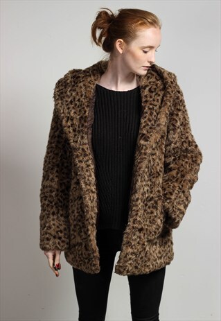 VINTAGE FAUX FUR JACKET