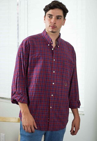VINTAGE TOMMY HILFIGER SHIRT LOGO 90S XL 10