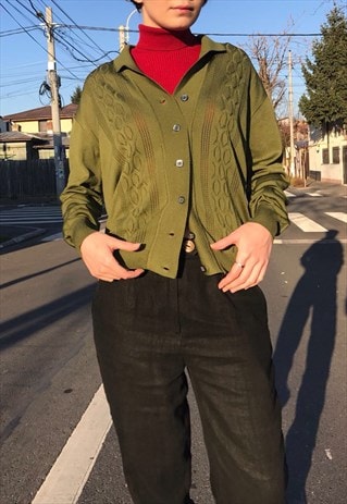 70S RARE MADE IN ITALY CARDIGAN