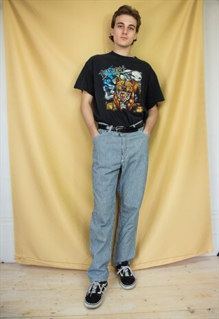 STRIPED LEE JEANS