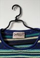 COOGI STYLE TEXTURED KNIT VINTAGE SWEATER JUMPER S M