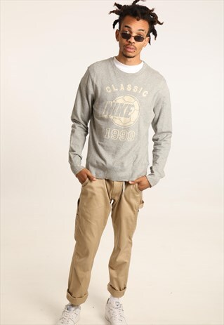 VINTAGE NIKE PRINT SPELL OUT SWEATSHIRT