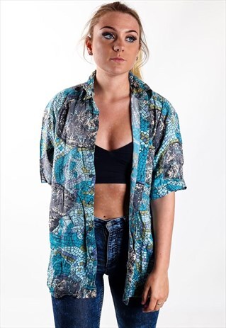 VINTAGE PATTERNED SHIRT S596