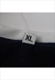 VINTAGE Y2K HAMBURG GRAPHIC NAVY TSHIRT WOMENS