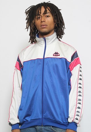 VINTAGE KAPPA TAPE LOGO TRACK JACKET