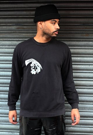 REWORKED REZINA OCCULT PRINT DISTRESSED SWEAT