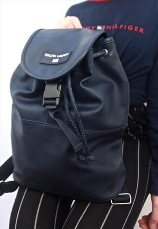 90'S RARE RETRO BLUE RUCKSACK
