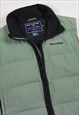 VINTAGE POLO SPORT DOWN-FILL PUFFER GILET IN SAGE GREEN