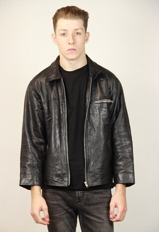 VINTAGE LEATHER 90S JACKET