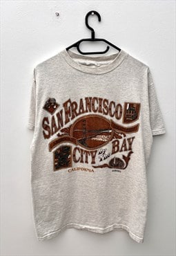 Vintage San Francisco grey tourist T-shirt medium 