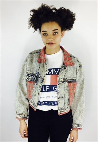 CROPPED DENIM JACKET