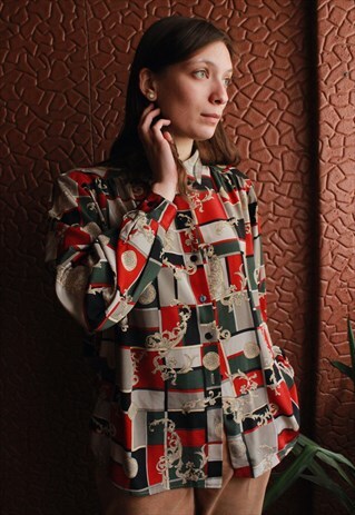 VINTAGE 90S BRIGHT SHIRT