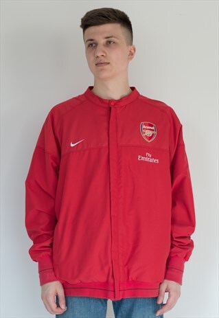 VINTAGE RETRO RED NIKE X ARSENAL JACKET