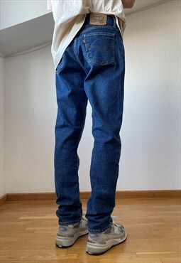 Vintage LEVIS Jeans 80s Denim Pants Orange Tab / Blue