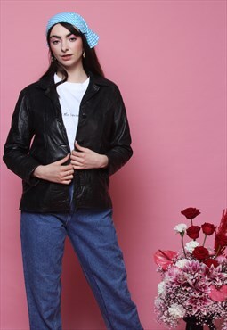 Black Vintage 90's Blazer Jacket