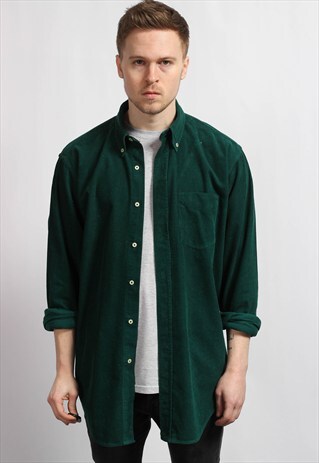 VINTAGE OVERSIZED CORDUROY SHIRT