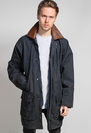 VINTAGE OVERSIZED WAX JACKET