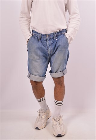 VINTAGE LEVI'S DENIM SHORTS BLUE