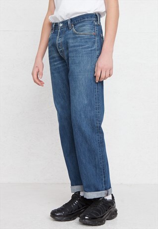 VINTAGE BLUE LEVI'S 501 FIT DENIM JEANS