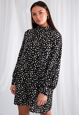 FIFI DRESS - BLACK SPOT