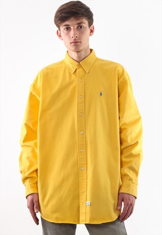 VINTAGE POLO RALPH LAUREN 90S YELLOW
