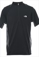 Vintage The North Face Plain Black Sports T-shirt - M
