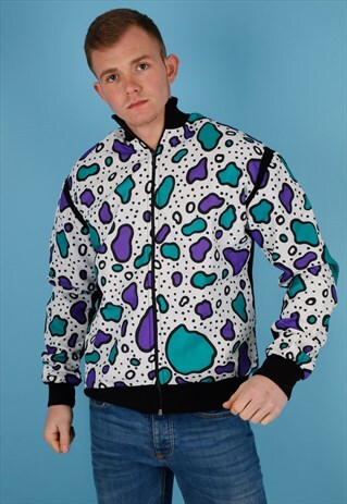 VINTAGE SHELL JACKET IN MULTI NJ648