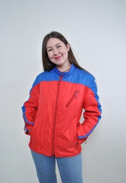 90s Head ski jacket, red snowboard top LARGE size vintage 
