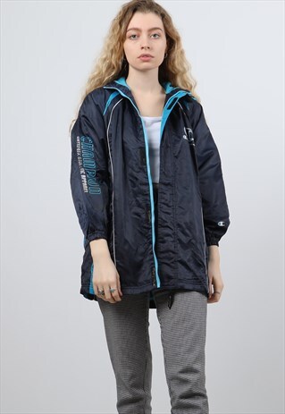 CHAMPION XS NAVY FLEECE LINED JACKET