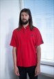 Vintage 90's Red Polo Shirt