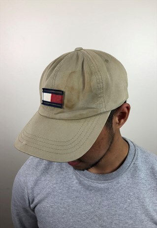 VINTAGE BEIGE TOMMY HILFIGER CAP