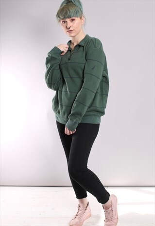 VINTAGE NAUTICA 1/4 ZIP SWEATSHIRT