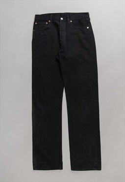 Levi's 501 '90s black high waisted regular fit jeans