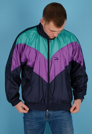 VINTAGE SHELL JACKET IN MULTI NJ595
