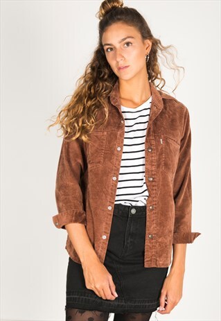 VINTAGE 80S LEVIS SUEDE OVERSHIRT / R137