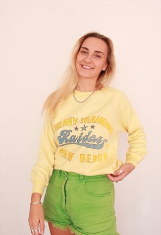 VINTAGE 80S 90S RETRO USA AMERICAN PALM BEACH SWEATSHIRT