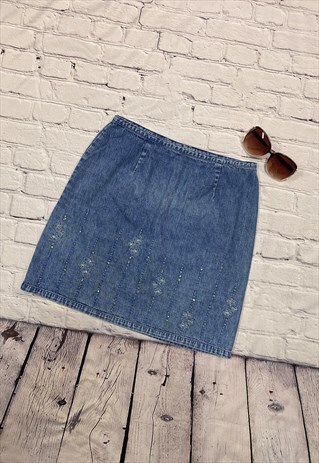 Y2K DENIM SKIRT