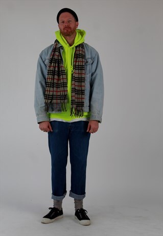 BURBERRY LONDON SCARF NOVA CHECK CASHMERE MIX