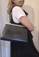CHLOE VINTAGE BLACK SHOULDER BAG.