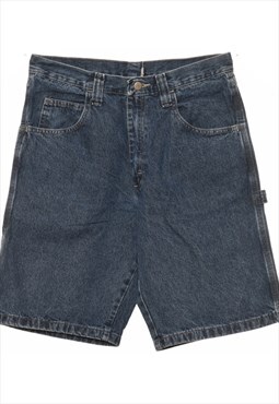 Vintage Dark Wash Denim Shorts - W28