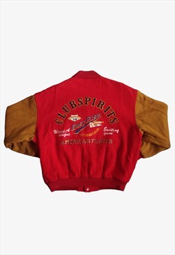 Vintage Club Spirits Easy Rise Wool Varsity Jacket