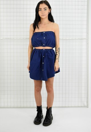 REWORKED TOMMY HILFIGER SKIRT/TOP COMBO