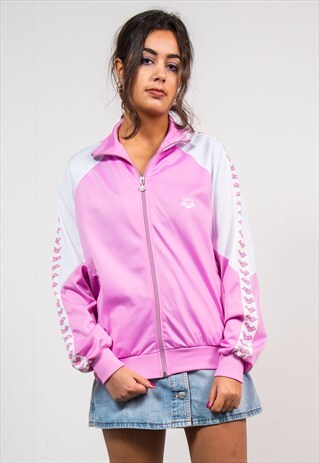 VINTAGE 90'S PINK ARENA TRACKSUIT JACKET