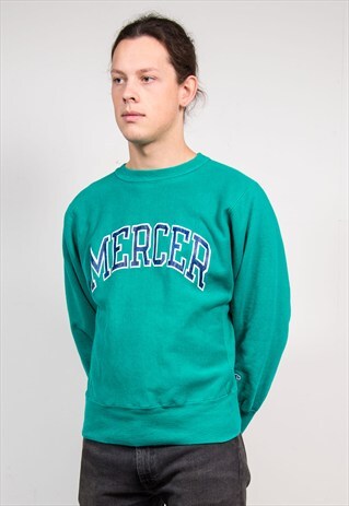 90'S VINTAGE USA MERCER UNIVERSITY CHAMPION SWEATSHIRT