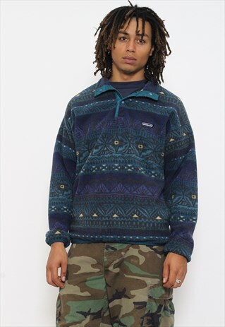 VINTAGE PATAGONIA SYNCHILLA AZTEC FLEECE