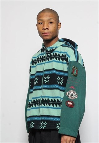 VINTAGE KAPPA FLEECE GREEN