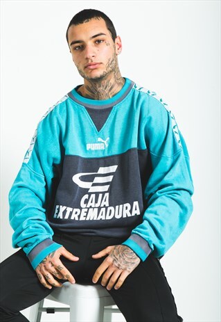 VINTAGE 80S PUMA SWEATSHIRT / S5442
