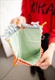 VINTAGE 70'S BOHEMIAN MULTICOLOUR KNITTED CLUTCH