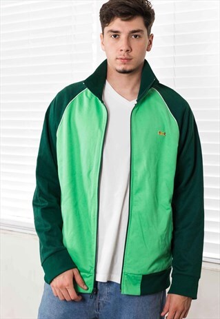 VINTAGE LE TIGRE LOGO TRACK JACKET 90S XL 21.6